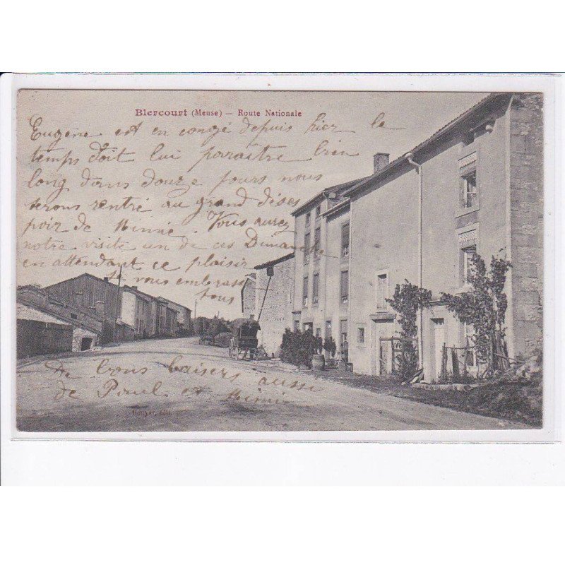 BLERCOURT: route nationale - très bon état
