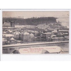 SAINT-MIHIEL: l'hiver, crue de la meuse, l'hôpital, quartier de cavalerie - très bon état