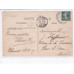 CLERMONT-en-ARGONNE: place de la république, camion, attelage - état