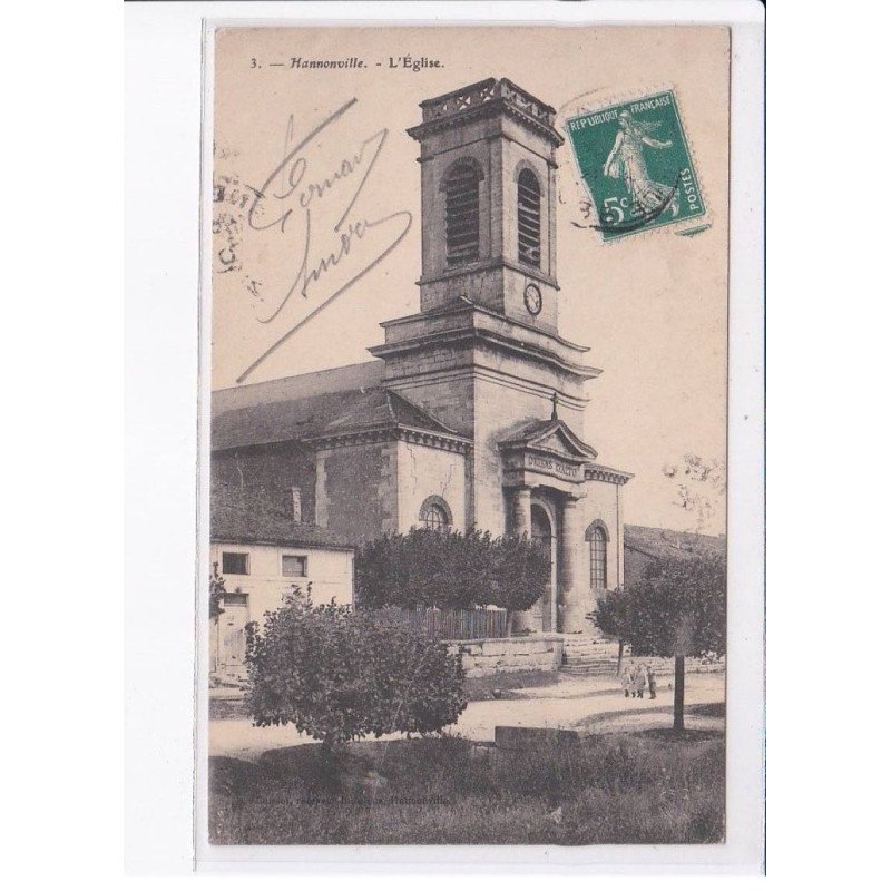 HANNONVILLE: l'église - très bon état