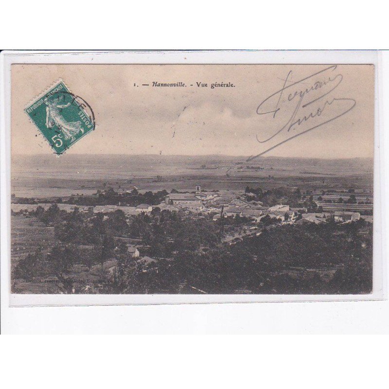 HANNONVILLE: vue générale - très bon état