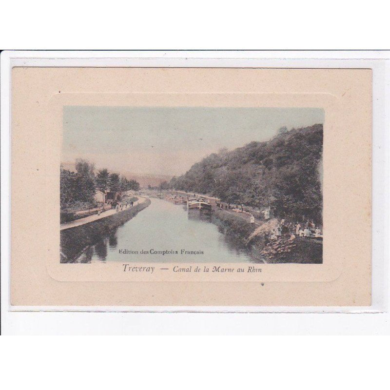 TREVERAY: canal de la marne au rhin - état
