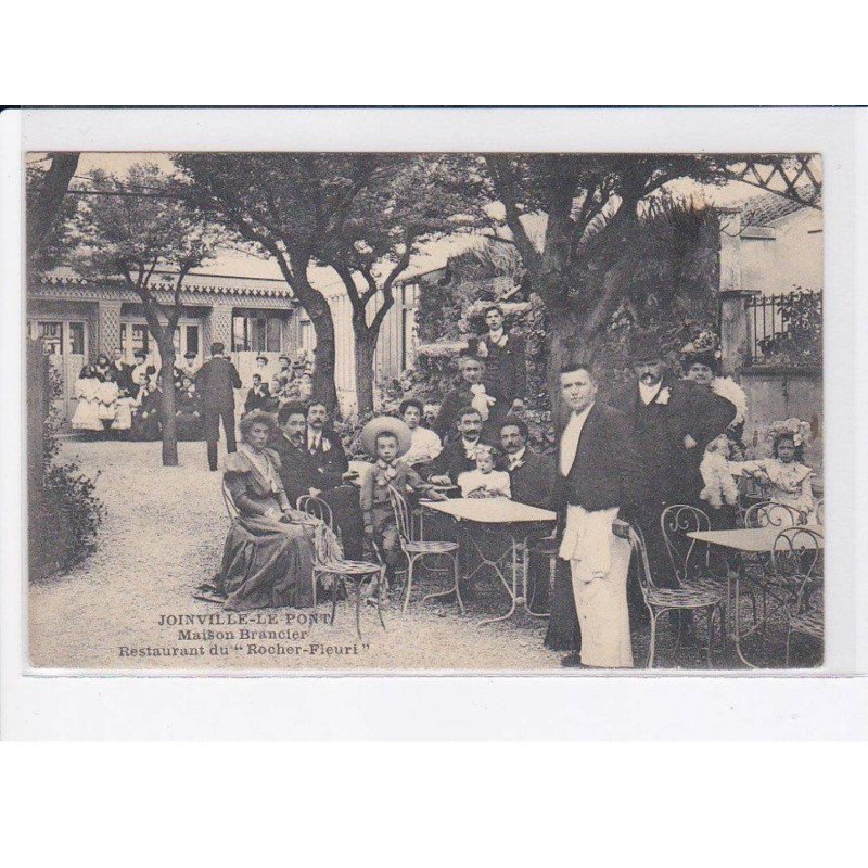 JOINVILLE-le-PONT: maison brancier, restaurant du "rocher-fleuri" - état