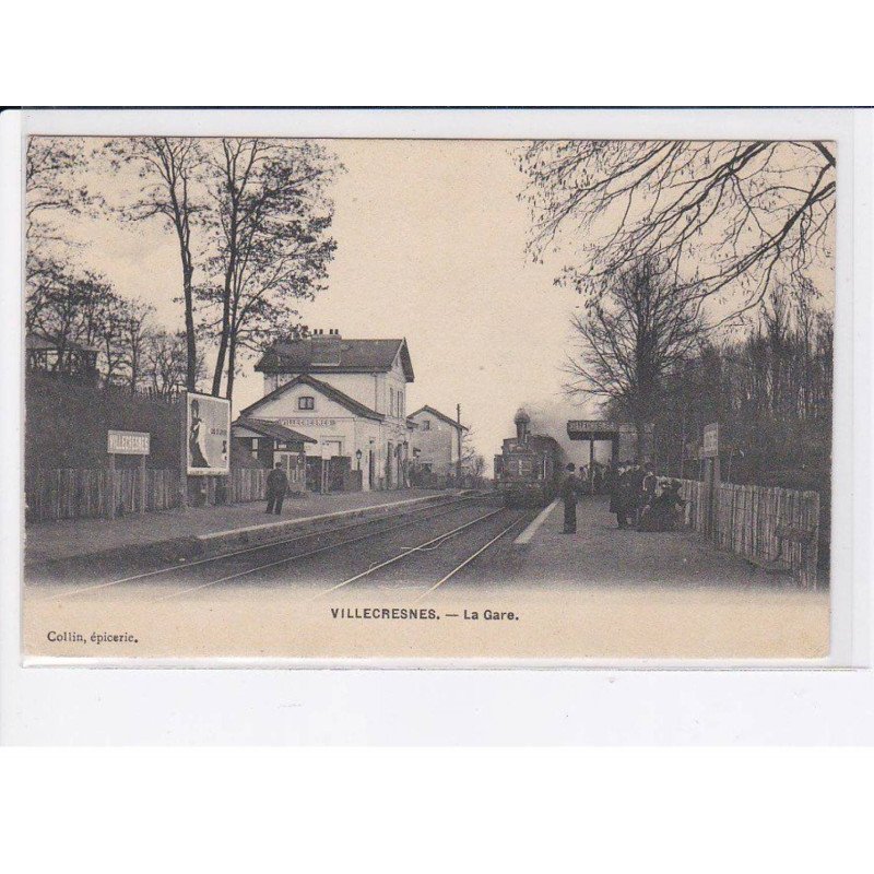 VILLECRESNES: la gare - très bon état