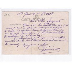 BLAYE: discours d'un officier allemand à l'enterrement d'un prisonnier dans le cimetière de blaye - très bon état