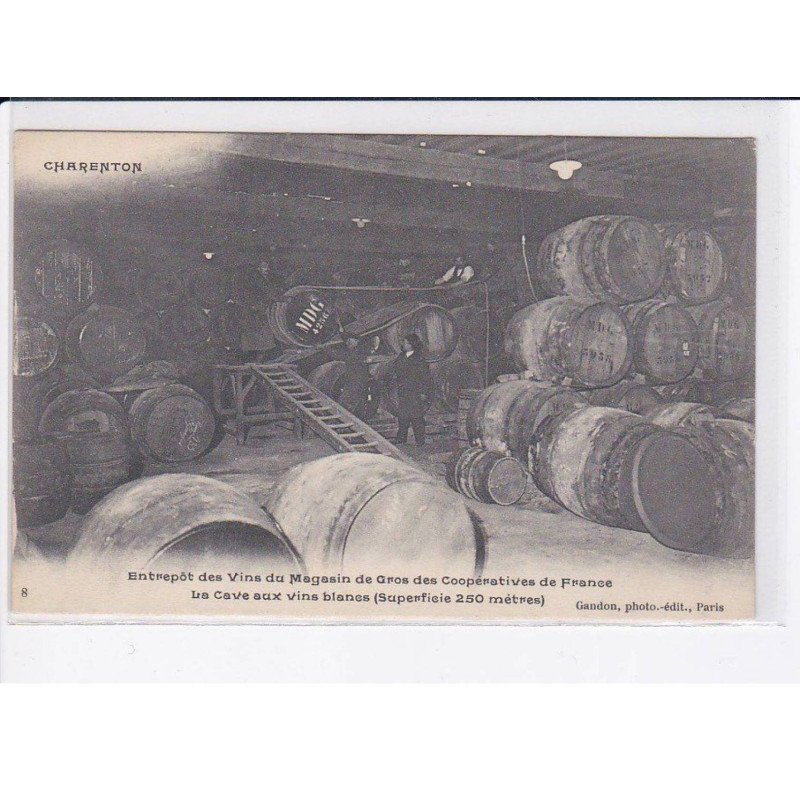 CHARENTON: entrepôt des vins du magasin de gros des coopératives de france - très bon état