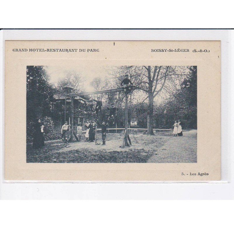 BOISSY-SAINT-LEGER: grand hôtel restaurant du parc - très bon état