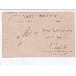 BORDEAUX: lancement du cuirassé vergniaud 1910 le cuirassé sur le chantier avant le lancement - très bon état