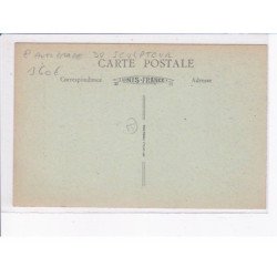 LA HAUTE-CHEVAUCHEE: fragment du monument de l'argonne, autographe du sculpteur Becker - très bon état