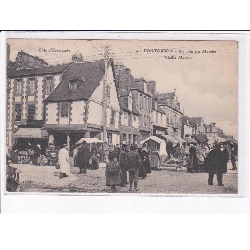 PONTORSON: un coin du marché, vieille maison - très bon état