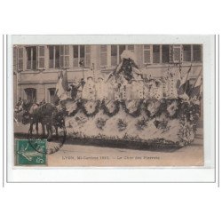 LYON - Mi-Carême 1910 - le Char des Pierrots - très bon état