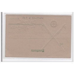 MULHOUSE : un salut de mulhouse 1ere fete de gymnastique des societe de la haute-alsace (gauffrée) - un coin plié