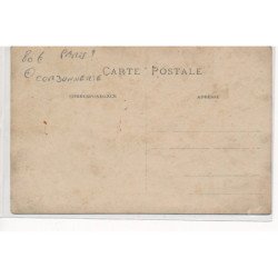 CARTE PHOTO A LOCALISER : paris(?) cordonnerie - tres bon etat