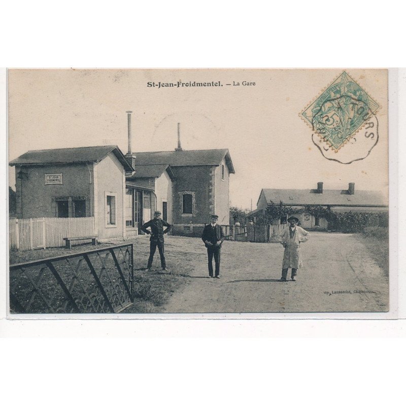 SAINT-JEAN-Froidmentel : la gare - tres bon etat