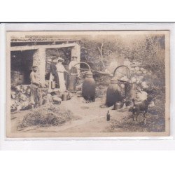 SOSPEL ? SAINT MARTIN VESUBIE (environs): carte photo d'un alambic (alcool - distillerie) - très bon état