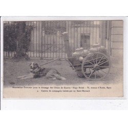 PARIS: attelage de chien, association française pour le dressage des chiens de guerre - très bon état