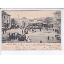 LUXEMBOURG: souvenir d' Esch sur Alzette, place norbert Metz, manège - état