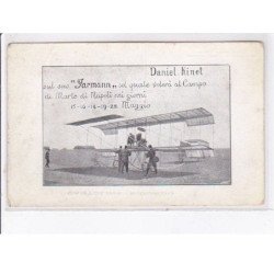 AVIATION: ITALIE: NAPLES et PALERME: lot de 16CPA, meeting, texte (Kinet Daniel) - très bon état