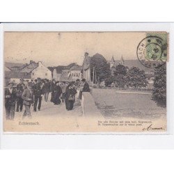 LUXEMBOURG: echternach, saint-nepomucène sur le vieux port - très bon état