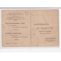 TAVERNY: photographie G. Huette, portrait d'art - état