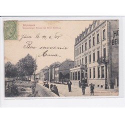LUXEMBOURG: echternach luxemburger strasse mit hotel berllevue - état
