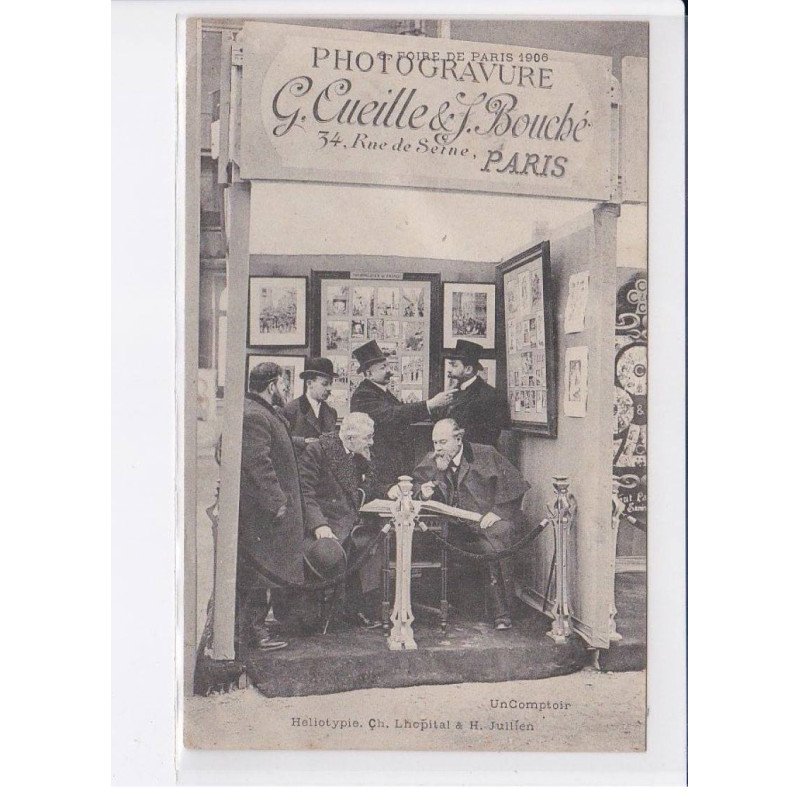 PARIS: 75006, photogravure G. Cueille et Bouché, photographie, autographe - très bon état