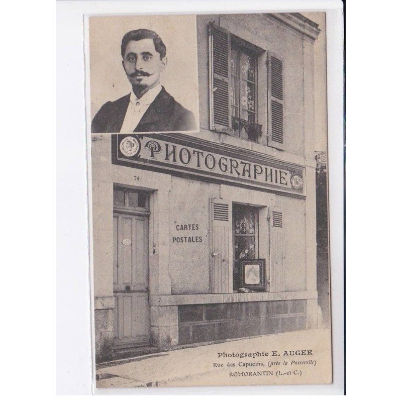 ROMORANTIN: photographie, cartes postales, rue des capucins - très bon état