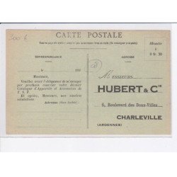 CHARLEVILLE: electricité, la T.S.F. l'heure électrique, le cinéma chez soi, la llusterie, Hubert et Cie - très bon état