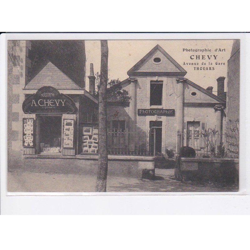 THOUARS: photographie d'art chevy, avenue de la gare - très bon état
