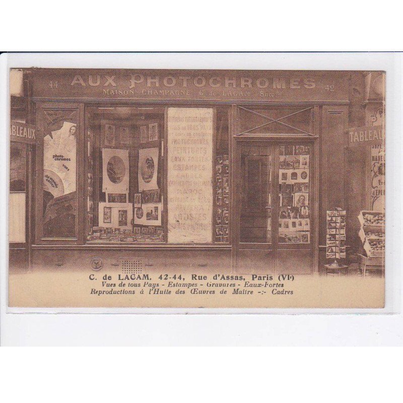 PARIS: 75006, aux photochromes, C. de Lacam - très bon état