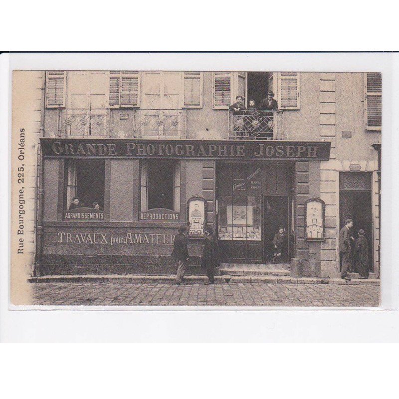 ORLEANS: grande photographie joseph, travaux pour amateur - très bon état