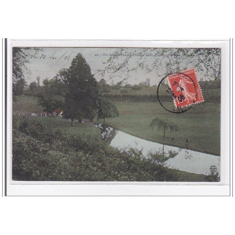 St-PIERRE-du-FRASNE : un coin du parc - tres bon etat