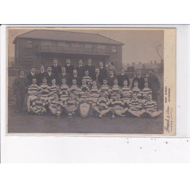 RUGBY: gateshead, frank and sons, west street, équipe - très bon état