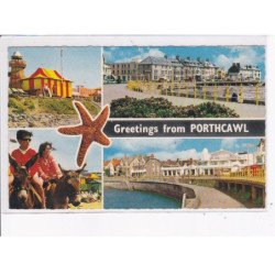 RUGBY: autographe, greetings from porthcawl - très bon état