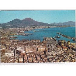 RUGBY: autographe, napoli, panorama de vesuvio - très bon état