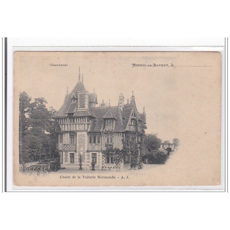 MESNIL-de-BAVENT : chalet de la tuilerie normande - tres bon etat