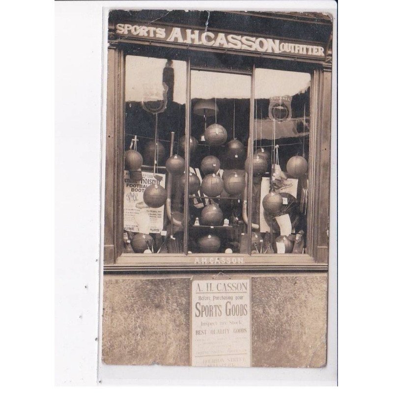 RUGBY: soprts A.H. Casson outfitter, sports goods, boutique, commerce - état