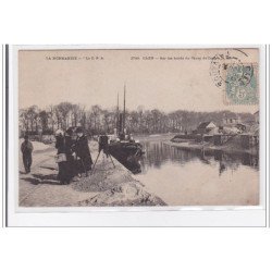 CAEN : sur les bords du canal de caen, la mer (photographie) - tres bon etat