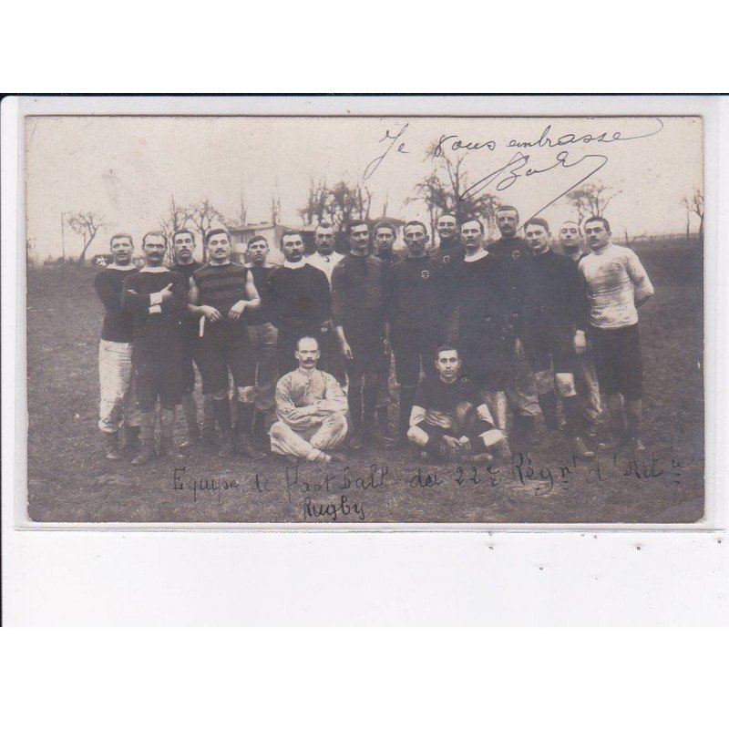 RUGBY: militaire, équipe du 22e régiment - état