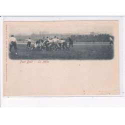 RUGBY: foot-ball, la mêlée, racing - très bon état