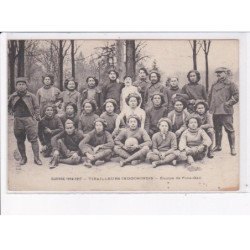 RUGBY: militaire, tirailleurs indochinois, équipe de football guerre 1914-1917 - très bon état