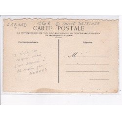RUGBY: gabard, carte dessinée - très bon état