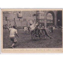 RUGBY: firenze, piazza della signoria, partita di calcio in costume - très bon état