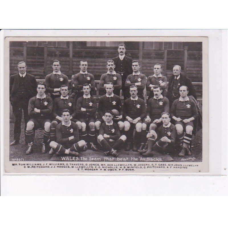 RUGBY: wales the team that beat the "all blacks" - état