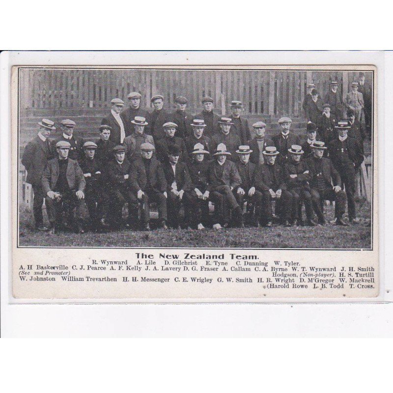 RUGBY: the new zealand team, 1904-1910 (?) - très bon état