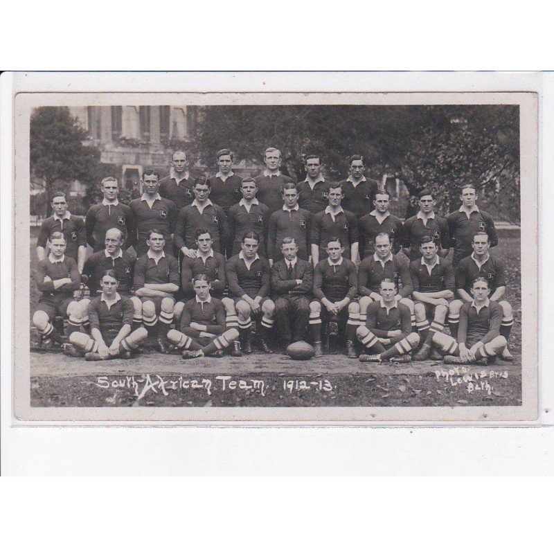 RUGBY: south-african team 1912-1913 - très bon état