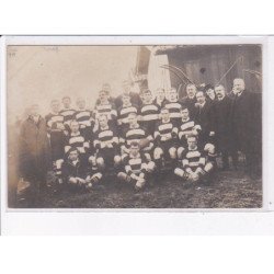 RUGBY: cardiff, à bordeau (?), 1909 - très bon état