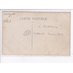 RUGBY: cardiff, à bordeau (?), 1909 - très bon état