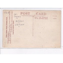 RUGBY: the football team and principal, sri lanka, kandy, ceylan - très bon état