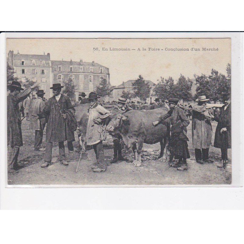 EN LIMOUSIN: a la foire, conclusion d'un marché - très bon état
